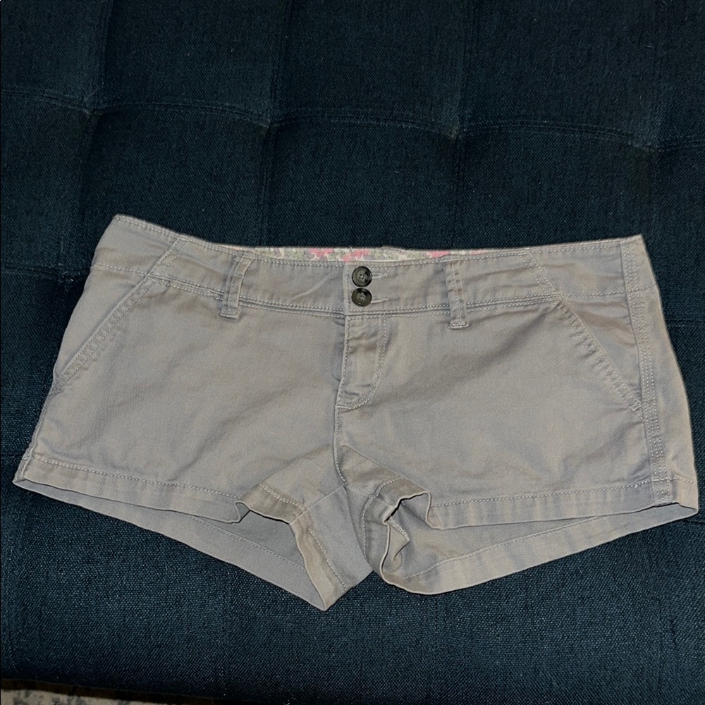 American Eagle Outfitters High Waist Light Beige Shorts